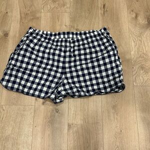 Checkered Draper James x Lands End Women's Pajama Shorts